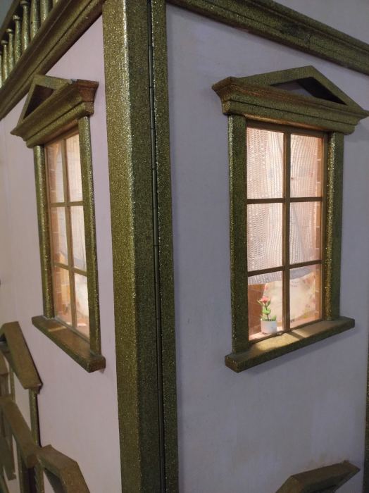 A unique custom-made dollhouse.