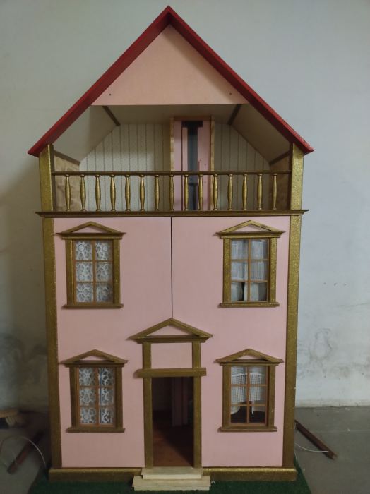 A unique custom-made dollhouse.