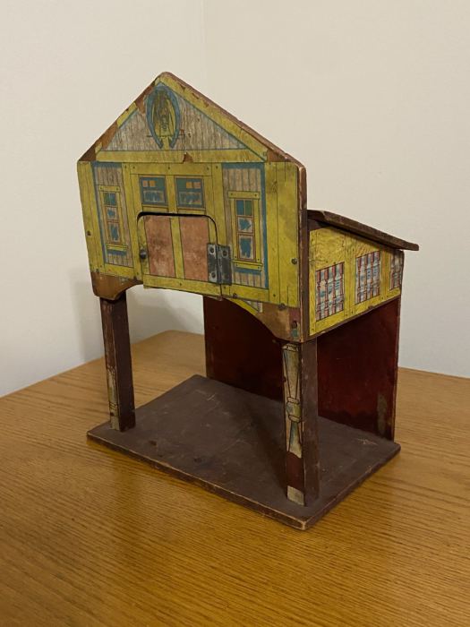Bliss Paper Litho & Wood Toy Stable Victorian era Doll House UA-33