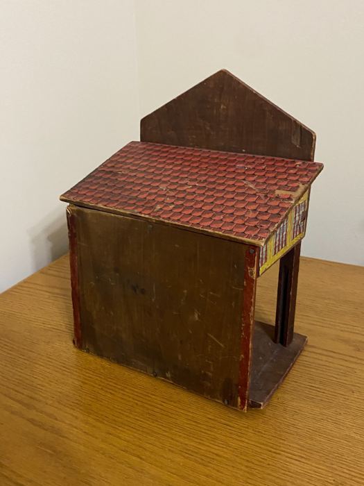 Bliss Paper Litho & Wood Toy Stable Victorian era Doll House UA-33