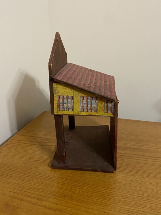 Bliss Paper Litho & Wood Toy Stable Victorian era Doll House UA-33