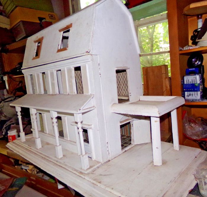 Antique 1910s German Dollhouse Doll House Christian Hacker Mansion SUPER SALE!