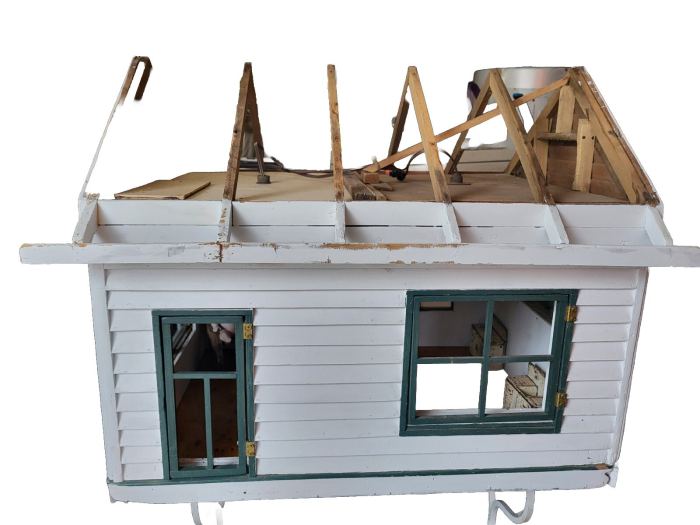 Antique  Dollhouse  Handmade 1920s