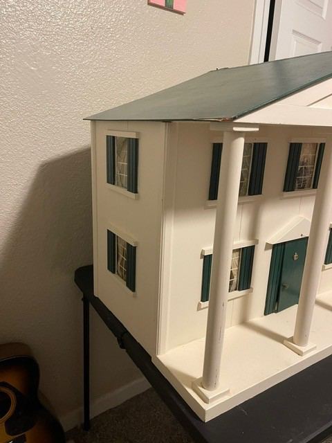 VINTAGE 1950-60s, ONE OF A KIND, CUSTOM MADE 1:12 Dollhouse