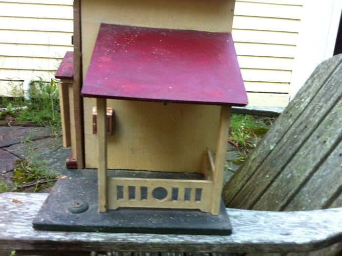 Dollhouse colonial  2 story  Antique Large American 3 rooms  100 year + old