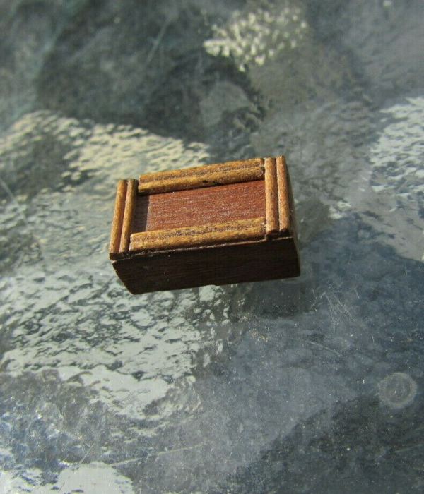 Artisan Miniature Domino Set Signed Susan Kruger Vintage Dollhouse Rare