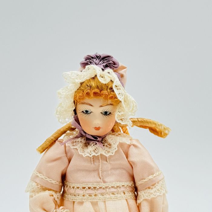 Artisan Miniature Dollhouse Sculpted Porcelain Victorian Doll By Connie Sauve