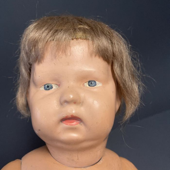 SCHOENHUT WALKABLE BODY DOLL 107W 16 1/2"