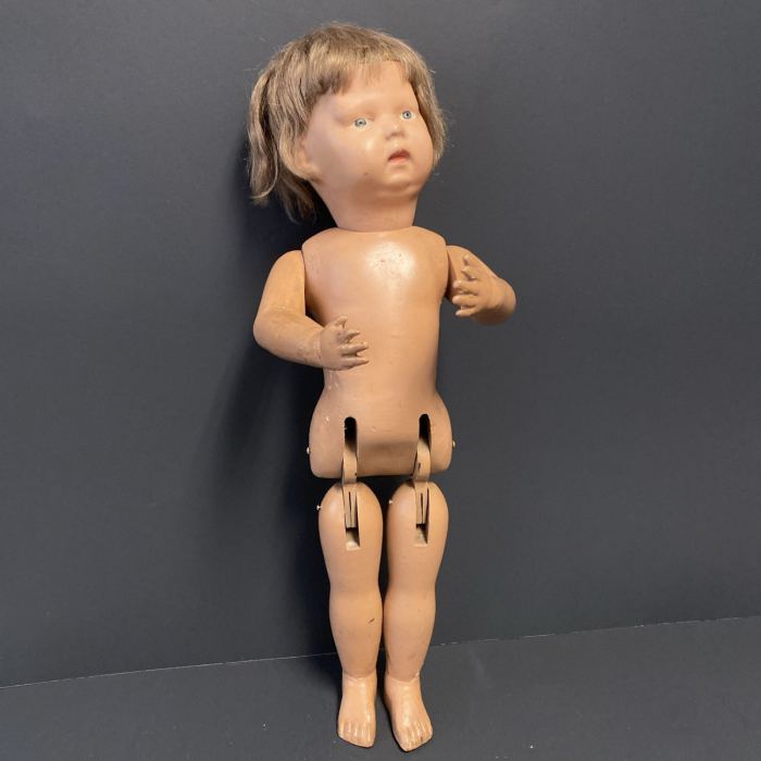 SCHOENHUT WALKABLE BODY DOLL 107W 16 1/2"