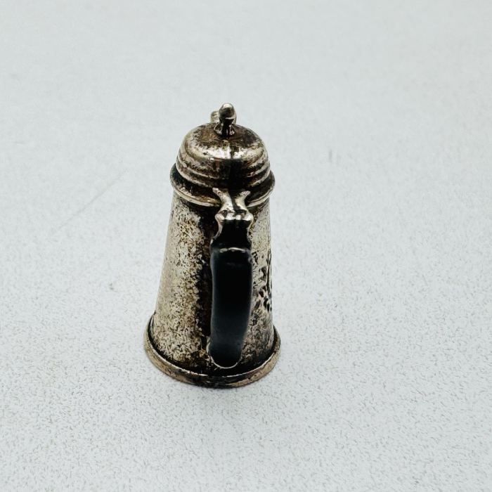 Vintage Miniature Dollhouse Sterling Silver Teapot RARE MARKED
