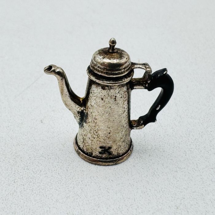 Vintage Miniature Dollhouse Sterling Silver Teapot RARE MARKED